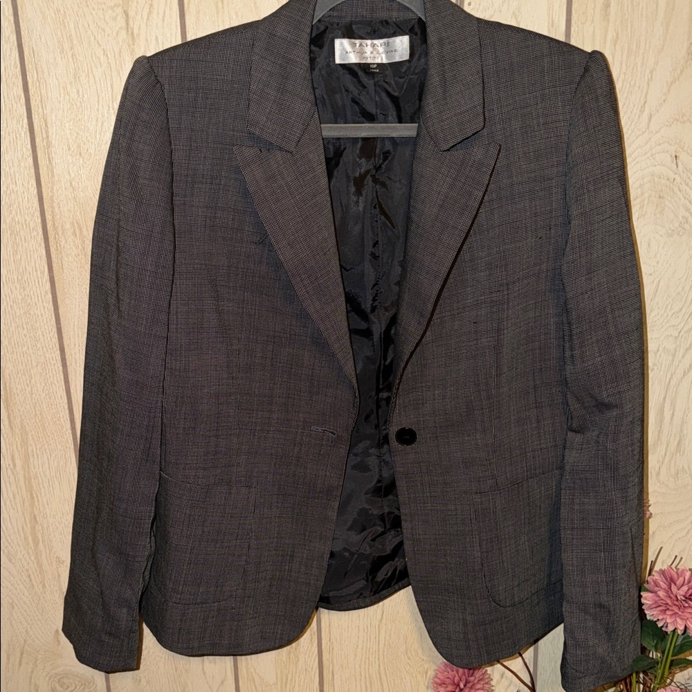 Women's Tailored Gray Blazer - Unbranded